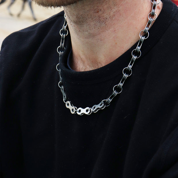 Personalised Cycling Bike Chain Necklace