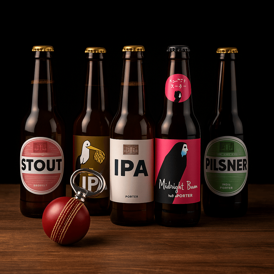Personalised Cricket Ball Bottle Opener, Full Size Ball