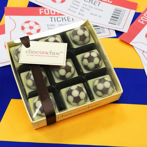 Premium Belgian Chocolate Footballs