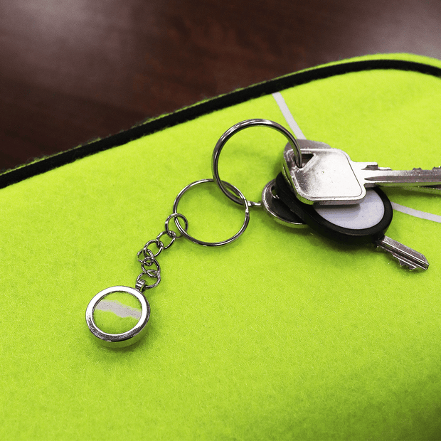 Personalised Tennis Ball Key Chain/Ring