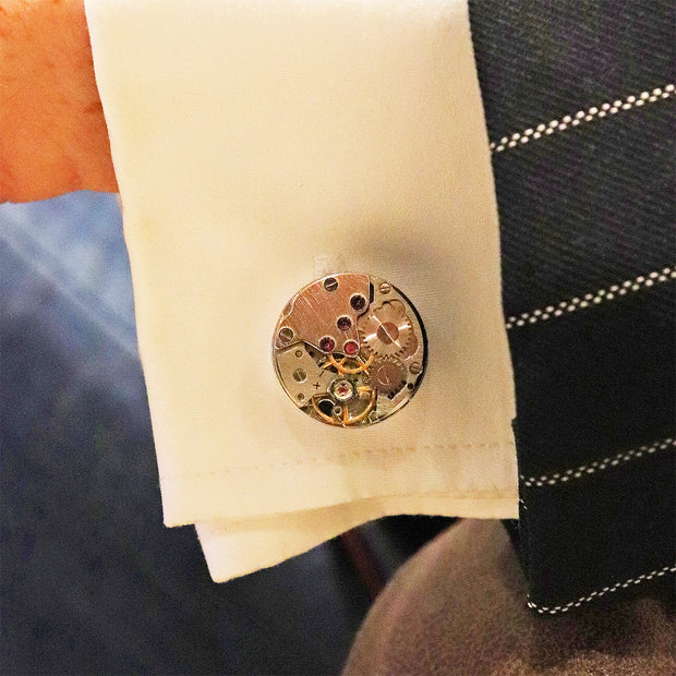 Personalised Gear Cufflinks
