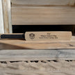 Personalised Wooden Mini Cricket Bat – Custom Engraved Gift with Free Display Stand