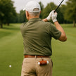 Personalised Tan Leather Golf Ball Caddy