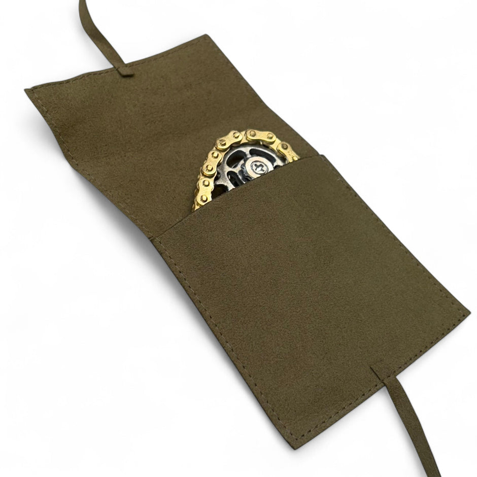 Personalised Cycling Gadget with Calf Leather Pouch | The Perfect Gift for Cyclists