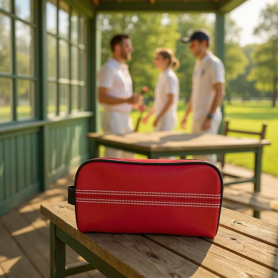 Red Cricket Wash Bag