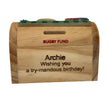 Personalised Rugby Money Box/Piggy Bank