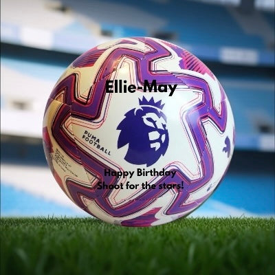 Personalised Premier League Football – 2025/26 Season