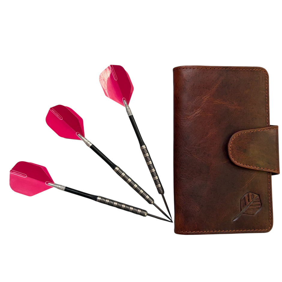 Personalised Leather Darts Wallet Case