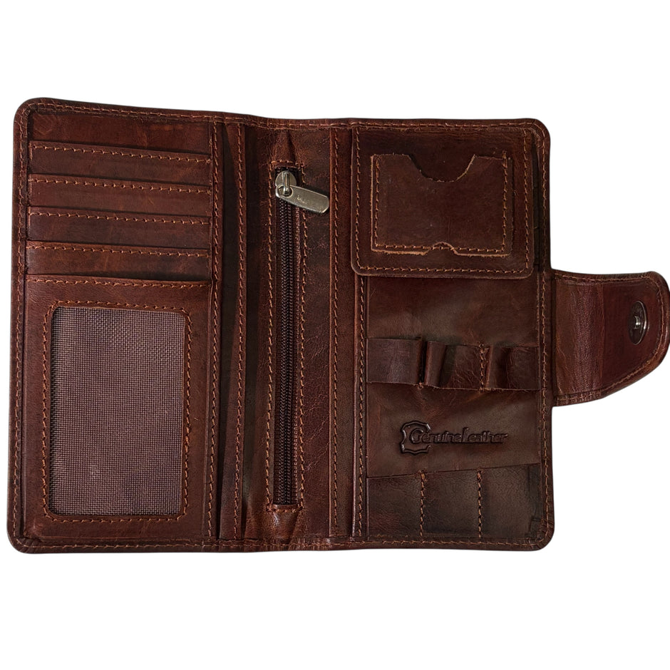 Personalised Leather Darts Wallet Case