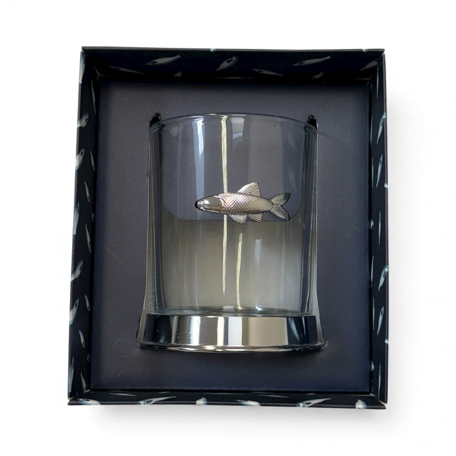 Personalised Fish Whisky Glass | Unique Fishing Gift UK