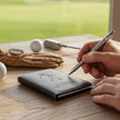 Personalised Leather Golf Scorecard: Handmade Luxury Golf Gift