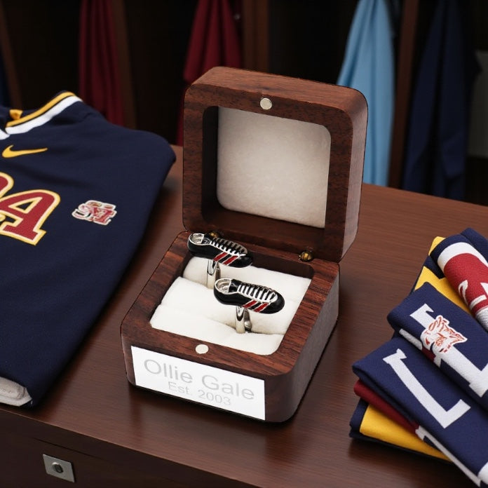 Personalised Football Boot Cufflinks