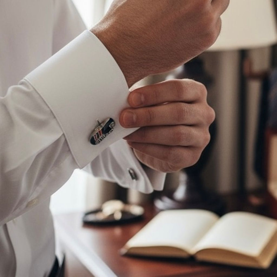 Personalised Football Boot Cufflinks