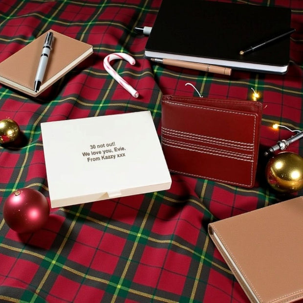 Personalised Vintage Leather Cricket Wallet