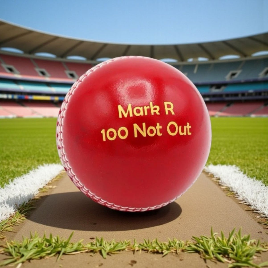 Personalised Vintage Leather Cricket Ball