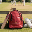 Personalised Cricket Red Rucksack