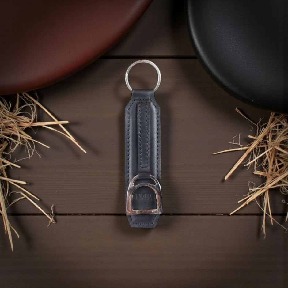 Personalised Equestrian Stirrup Keyring