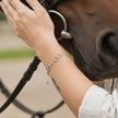 Petite Sterling Silver Snaffle Bit Bracelet