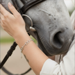 Petite Sterling Silver Snaffle Bit Bracelet
