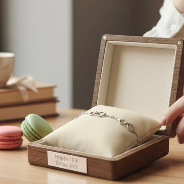 Petite Sterling Silver Snaffle Bit Bracelet