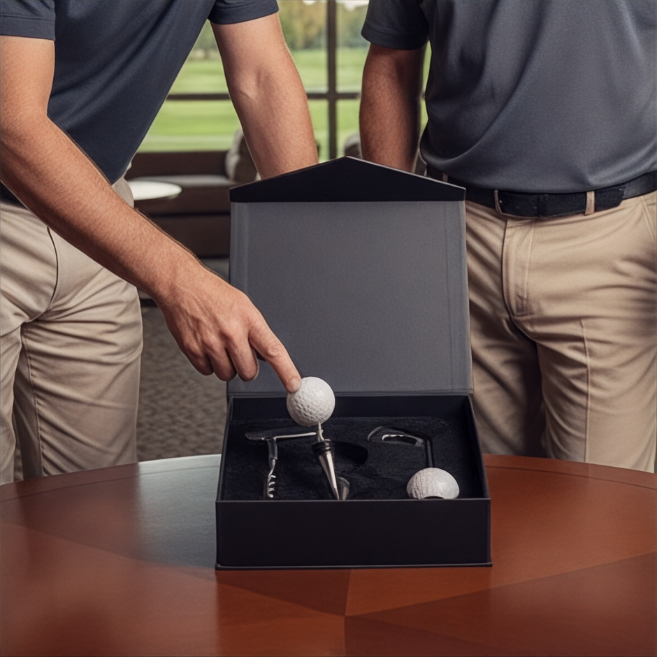 Personalised Golf Drinks Set