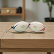 Rugby Ball Keyring - Handmade Rugby Gift for Fans