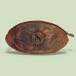 Personalised Leather Rugby Ball Wash Bag