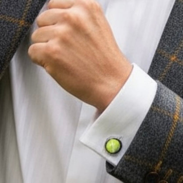 Personalised Tennis Ball Cufflinks