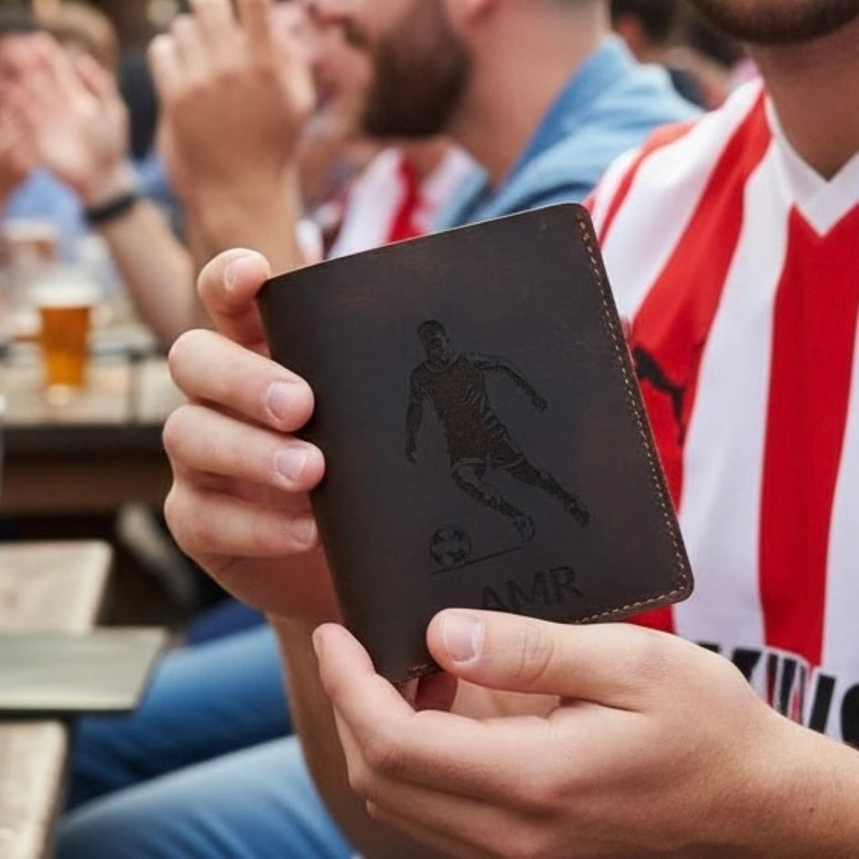 Personalised Buffalo Leather Sports Wallet