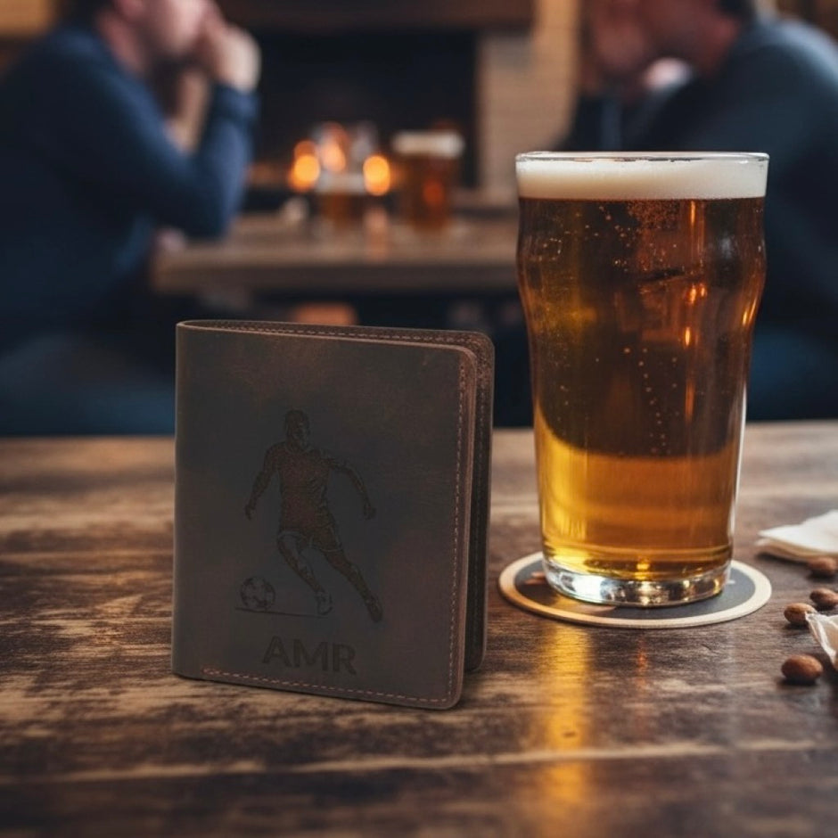 Personalised Buffalo Leather Sports Wallet
