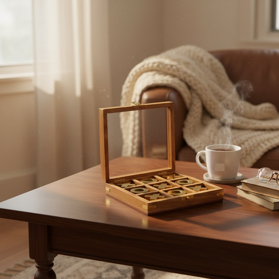 Cricket Tour Bus Personalised Tic Tac Toe