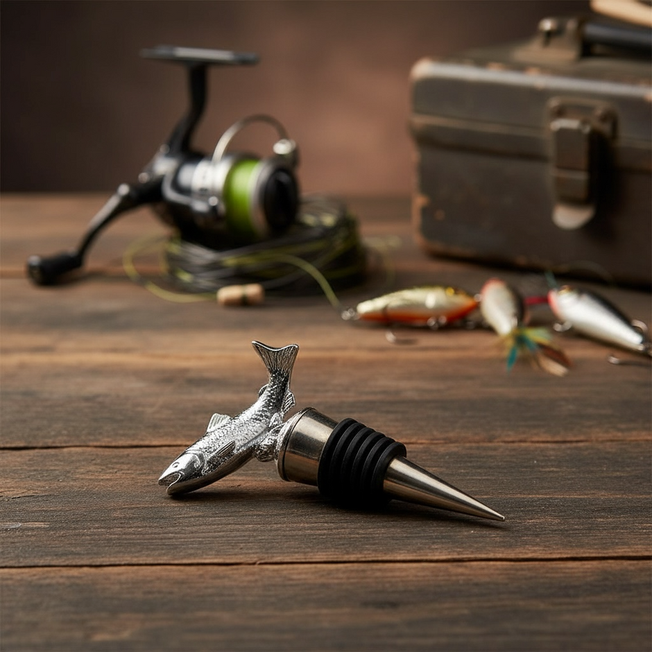Personalised Fishing Bottle Stopper