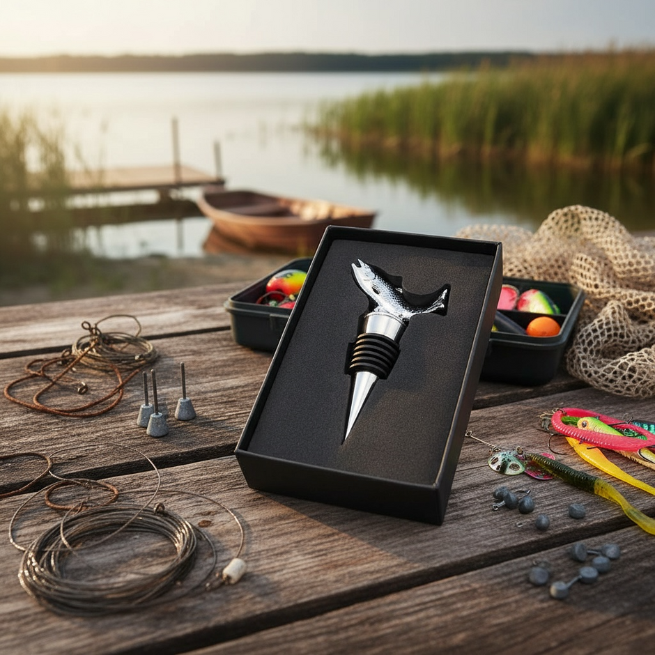 Personalised Fishing Bottle Stopper