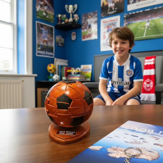 Personalised 3D Football Puzzle Ornament