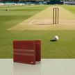 Personalised Vintage Leather Cricket Wallet