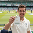 Personalised White Cricket Luggage Tag
