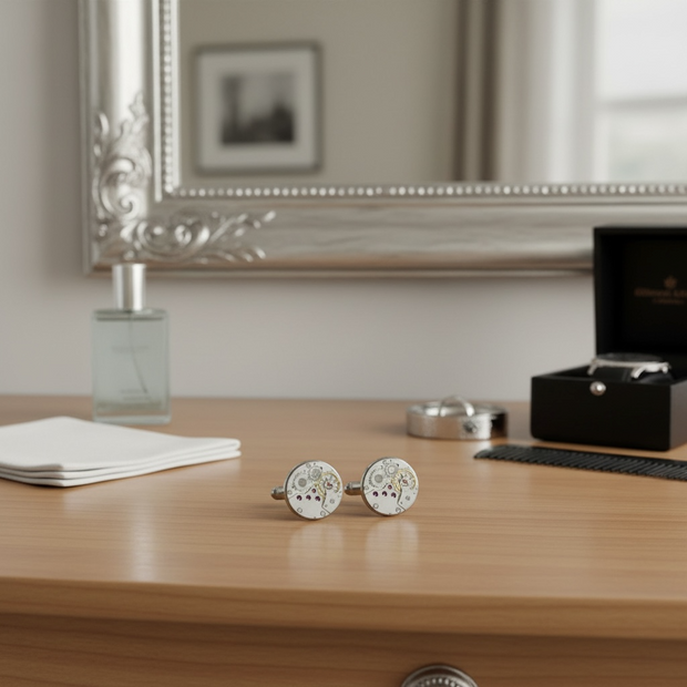 Personalised Gear Cufflinks