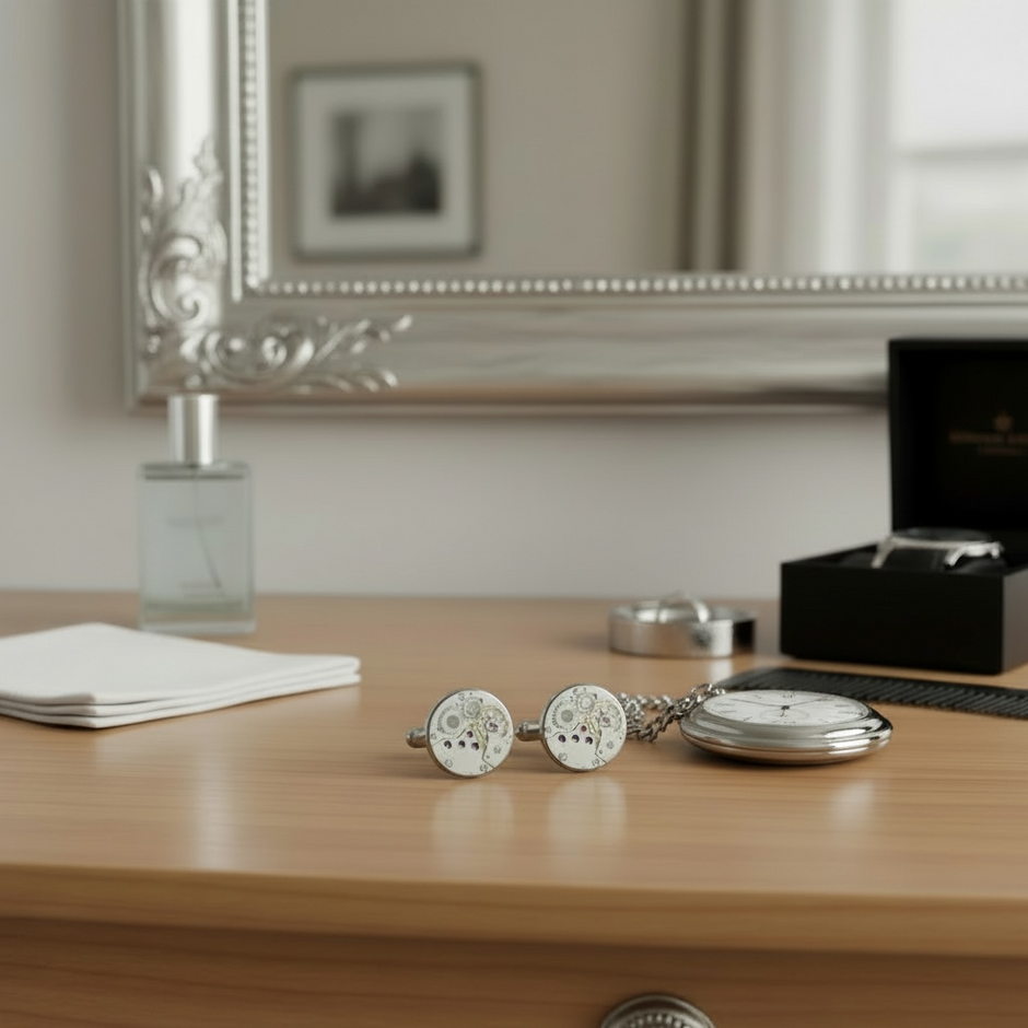 Personalised Gear Cufflinks