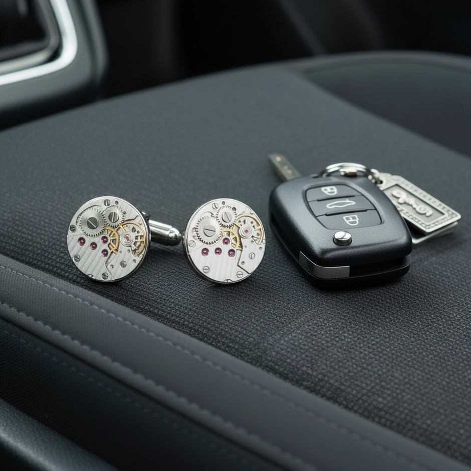 Personalised Gear Cufflinks