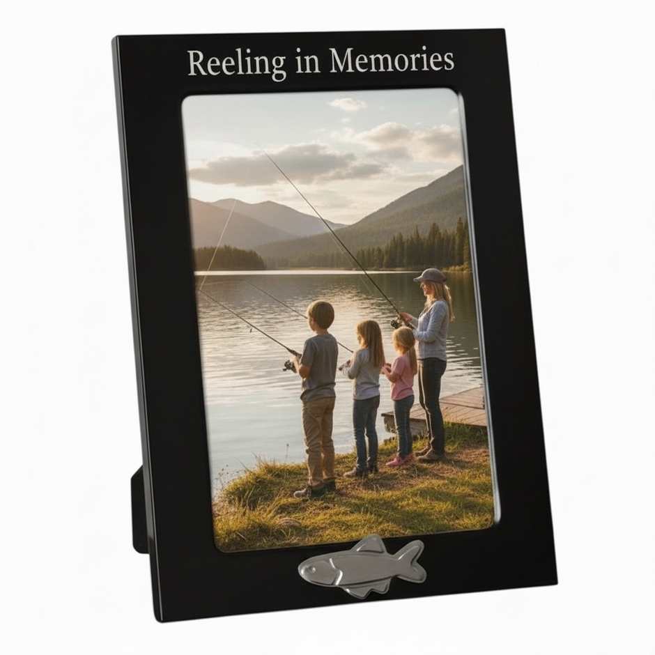 Personalised Fishing Photo Frame