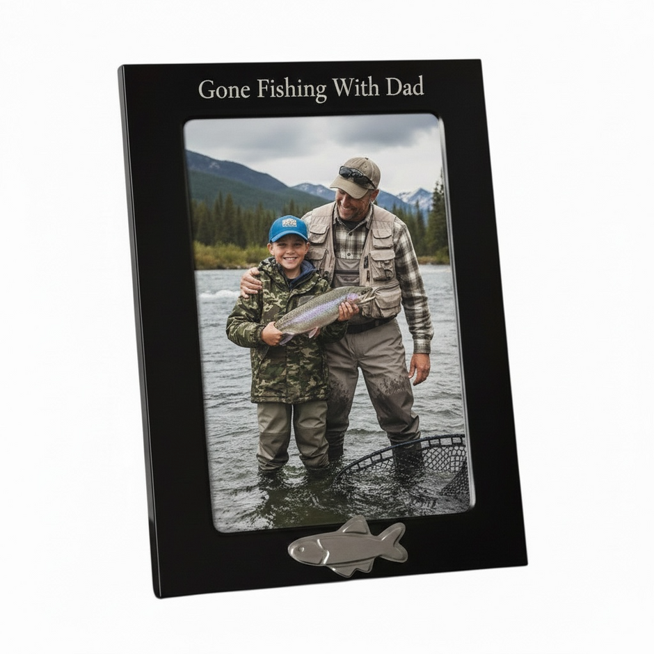 Personalised Fishing Photo Frame
