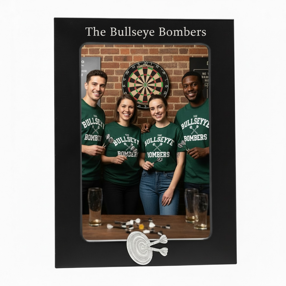 Personalised Darts Photo Frame