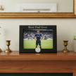 Personalised Football Photo Frame With Ball Motif