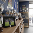 Personalised Football Photo Frame With Ball Motif