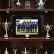 Personalised Football Photo Frame With Ball Motif