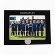 Personalised Football Photo Frame With Ball Motif