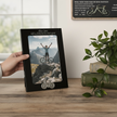 Personalised Cycling Photo Frame With Bike Motif