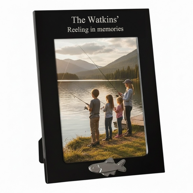 Personalised Fishing Photo Frame