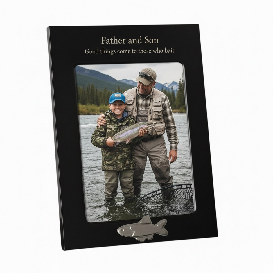 Personalised Fishing Photo Frame
