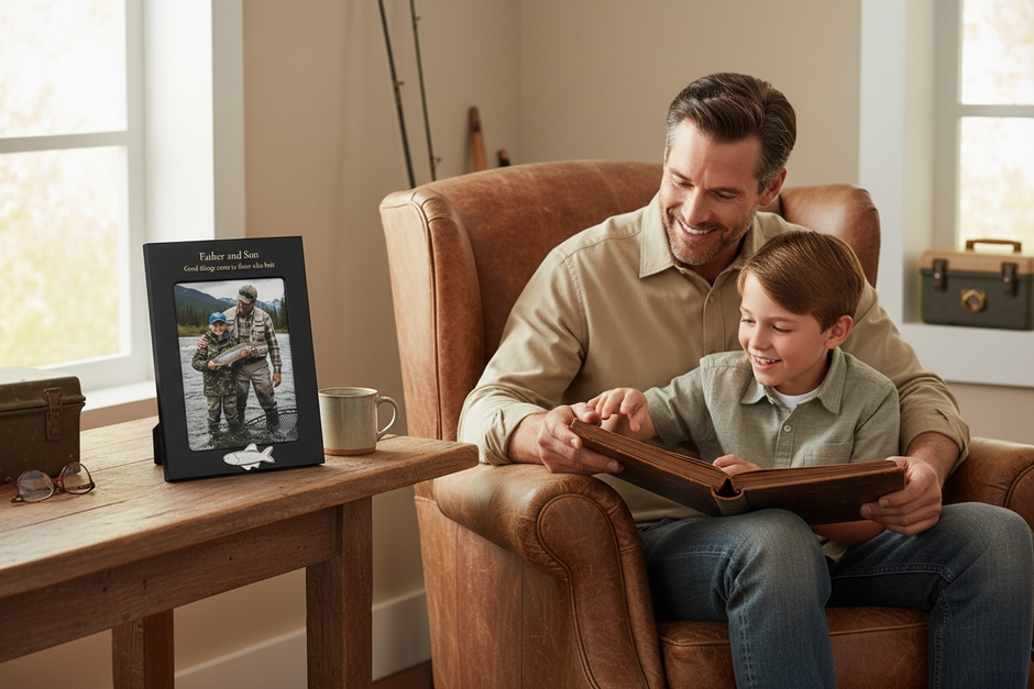 Personalised Fishing Photo Frame